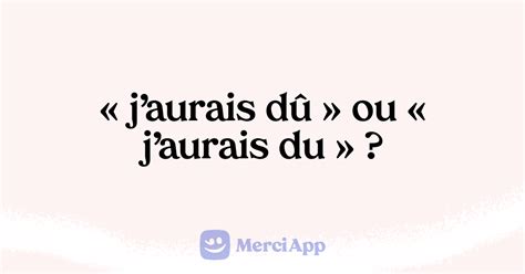 Crit On Jaurais D Ou Jaurais Du Merciapp