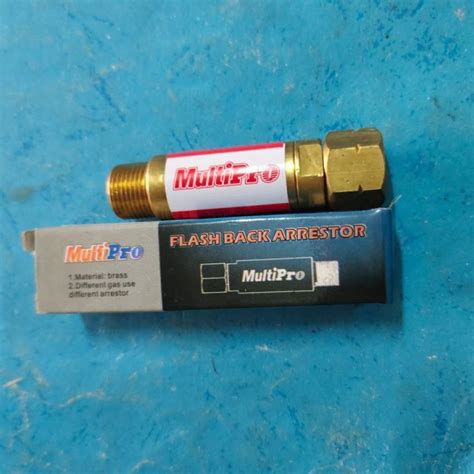 Flashback Flash Back Arrestor Pengaman Regulator Acetylene Lpg Lazada