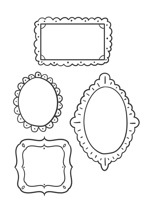 Scalloped Circle Template Printable