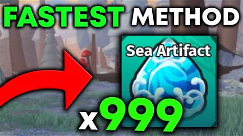 FASTEST Method To GET SEA ARTIFACTS Creatures Of Sonaria YouTube