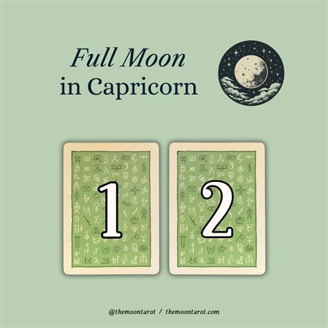 Full Moon In Capricorn Reading June The Moon Tarot