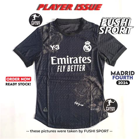 Jual Player Issue Jersey Baju Bola Madrid Special Y Black Rose