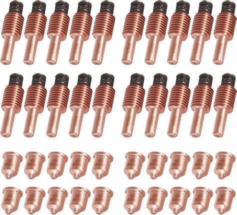 20Pcs 220941 Plasma Tip Nozzle 45A And 20Pcs 220842 Plasma Electrodes