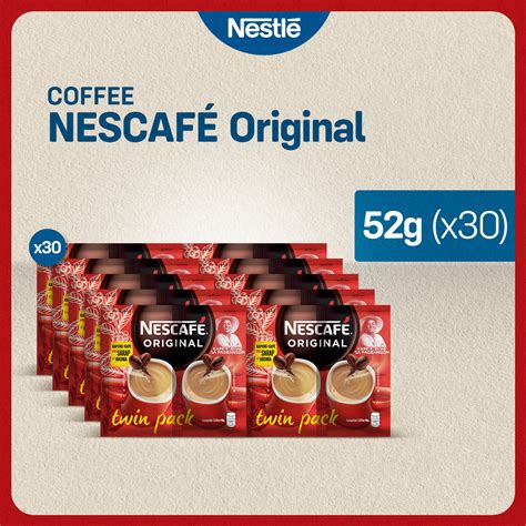 NESCAFÉ Original 3 in 1 Coffee Twin Pack 52g Pack of 30 Lazada PH