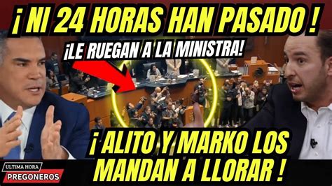 NI 24 HORAS HAN PASADO LE RUEGAN A LA MINISTRA ALITO Y MARKO LOS