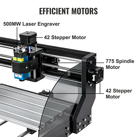 VEVOR Graveur Laser CNC 3018 500mW Machine De Gravure Cnc Bois