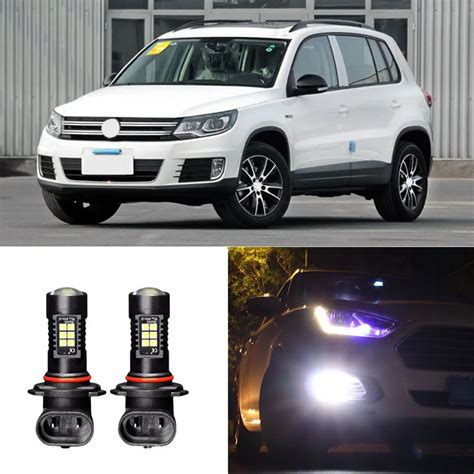 2x Canbus H11 3030 21SMD LED DRL Daytime Running Fog Lights Bulbs Fit