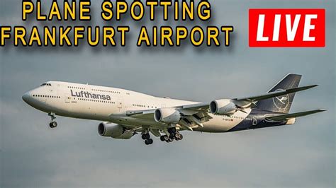 LIVE Frankfurt Airport Plane Spotting Runway 25L R YouTube