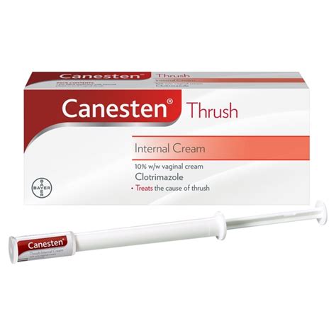 Canesten Thrush Internal Cream With Pre Filled Applicator Health