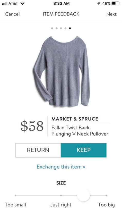 Market And Spruce Fallan Twist Back Plunging V Neck Pullover Stitch Fix