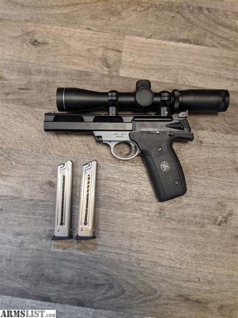 Armslist For Sale Smith And Wesson 22a 22 Pistol With Scope