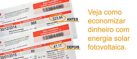 O Antes E Depois De Uma Conta De Luz Com Energia Solar