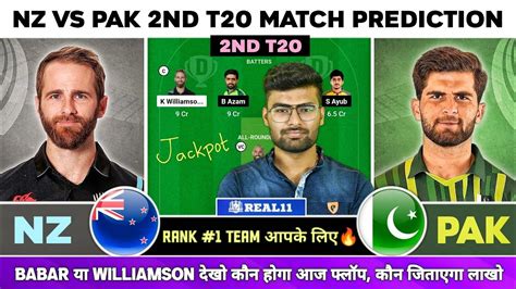 Nz Vs Pak Dream Nz Vs Pak Dream Team Prediction Newzealand Vs