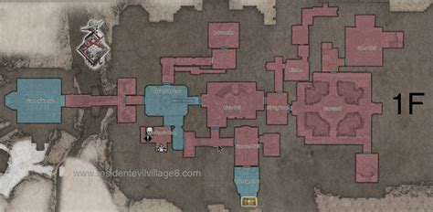 Map of Castle Dimitrescu – Resident Evil Village