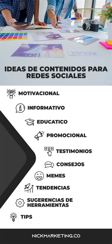 Ideas De Contenido Para Redes Sociales Artofit