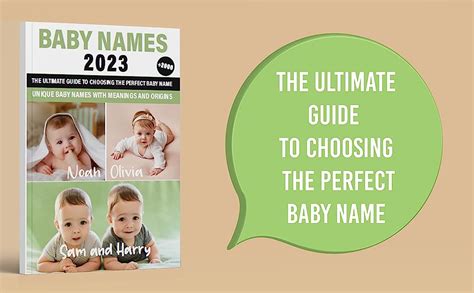 Baby Names Book 2023: The ultimate guide to choosing the perfect baby ...