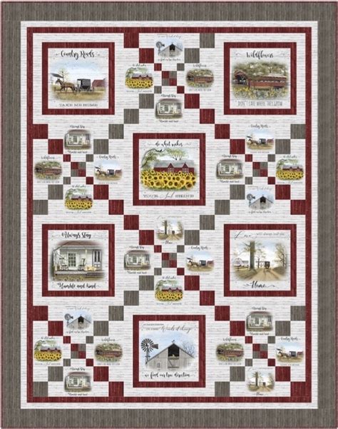 Roads Home Quilt Pattern Pine Tree Country Quilts