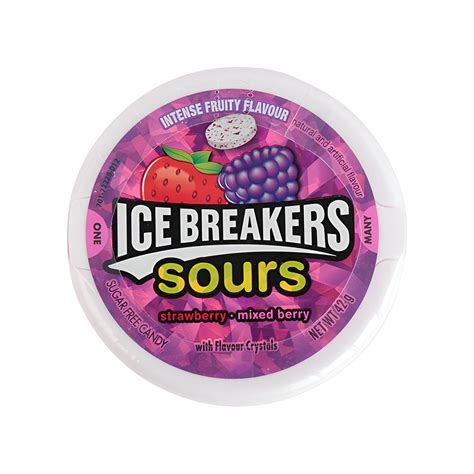 Ice Breakers Sours Candy - Strawberry & Mixed Berry Price - Buy Online ...