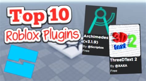 The Top 10 Plugins For Roblox Studio YouTube