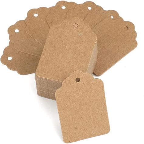 Pcs Etiquettes De Prix Kraft Tiquettes X Cm Tag Tiquettes De