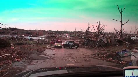 May 22 2011 Stormchasers Enter Into Ef5 Joplin Mo Tornado Damage