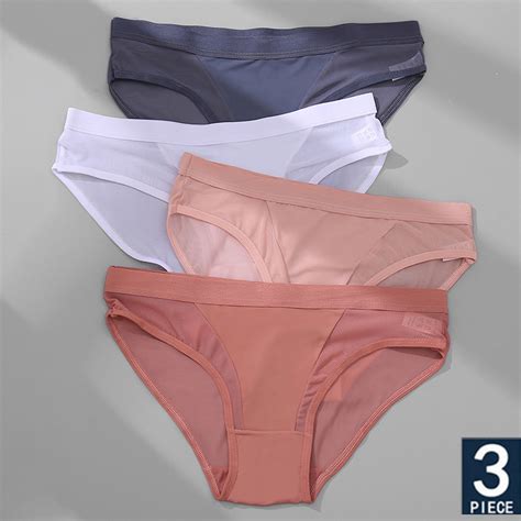 Finetoo Pcs Set Women Panties Sexy Mesh Lingerie Breathable Female