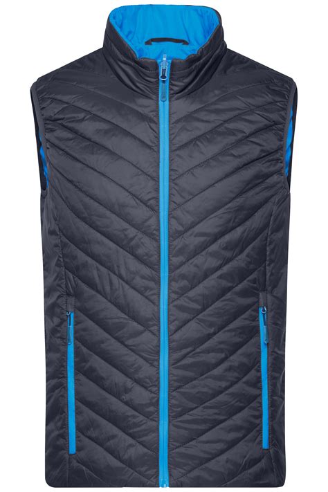 Herren Mens Lightweight Vest Navy Aqua Daiber