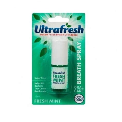 Buy Ultrafresh Breath Spray Fresh Mint 12ml Online Chempro Chemists