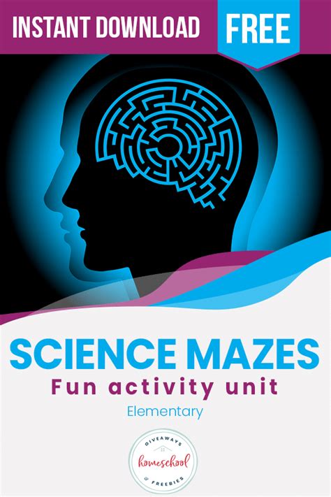 Free Science Mazes Activity Unit Life Science Stem Homeschool