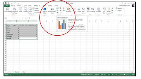 How To Insert Charts Into An Excel Spreadsheet In Excel 2013