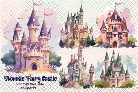 Twinkle Fairy Castle Bundle By Zemira Thehungryjpeg