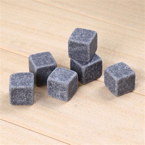 Stks Set Natuurlijke Whiskey Stones Sipping Ice Grandado