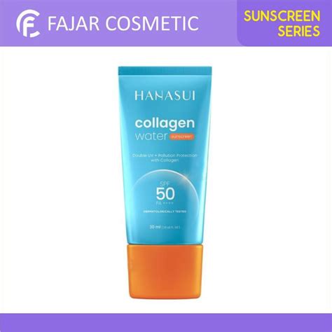 Jual Hanasui Collagen Water Sunscreen Spf Pa Shopee Indonesia