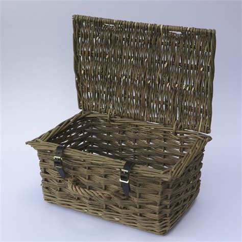 Small Classic Cane Hamper Basket Potash Farm