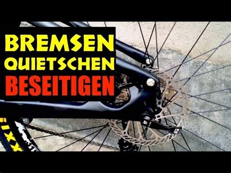 Quietschen Der Fahrradbremsen Beseitigen So Gehts In Minuten Youtube