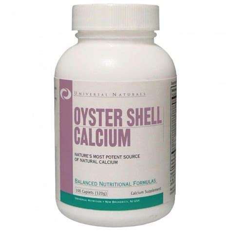 Universal Nutrition Oyster Shell Calcium 100 Capsules Everything Else