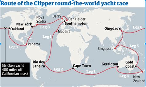 Maps Clipper Ships