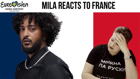 FRANCE Eurovision 2024 Reaction Slimane Mon Amour Mila Reacts To