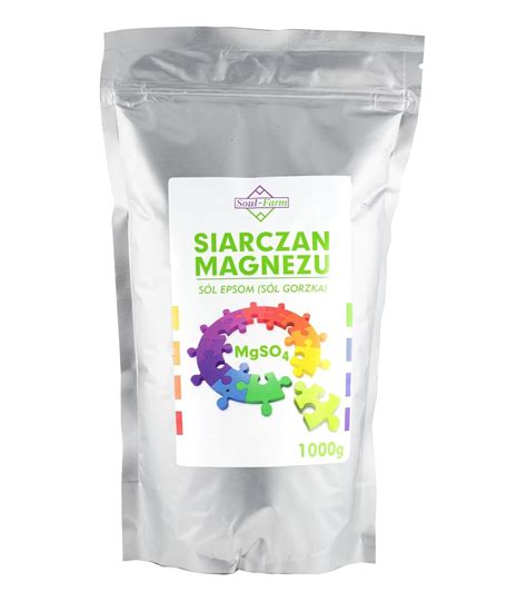 SIARCZAN MAGNEZU Sól Gorzka Epsom 1 kg SOUL FARM