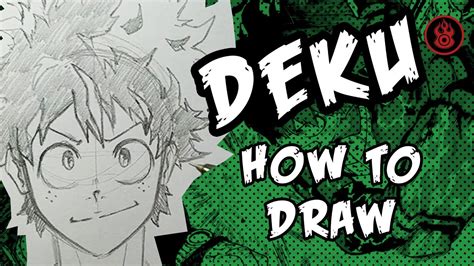 Simple Anime Drawings Simple Deku Drawing