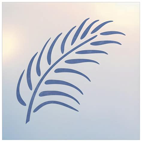 Palm Frond Stencil Tropical Reusable Mylar Plastic