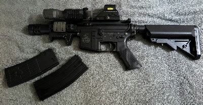 Sold Custom Ares M Cqb Hopup Airsoft