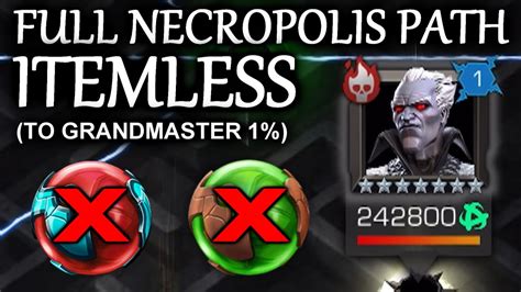 FULL NECROPOLIS PATH ITEMLESS To Grandmaster 1 YouTube