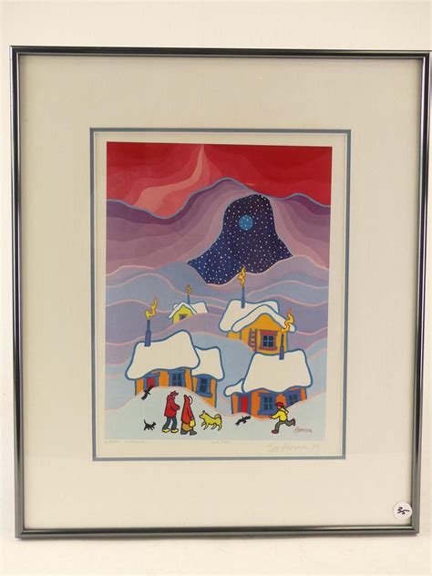 Murrays Auctioneers - Lot 35: Ted Harrison (1926-2015), Lithograph #233 ...