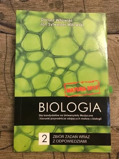 Biologia Witowski Zbi R Zada Zielona G Ra Kup Teraz Na Allegro