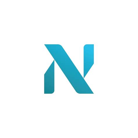 Elementos De Plantilla De Logotipo De Letra N Vector Premium