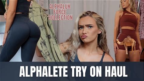 Alphalete Alphalux Force Collection Clothing Try On Haul Review