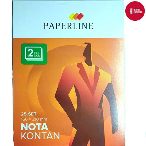 Jual Nota Kontan Paperline Besar 2PLY NCR Rangkap 2 25 SET Ukuran