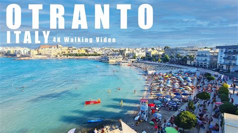 Otranto Italy K Walking Video Tour Youtube