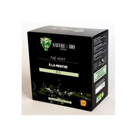 Th Vert Menthe Bio Nature Bio By Dgc Bo Te De Infusettes